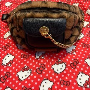 Coach x J-lo Sherpa Waist Bag